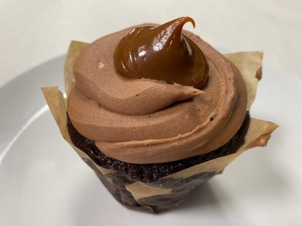 Try Potomac Sweets' chocolate caramel cupcakes! Order online!