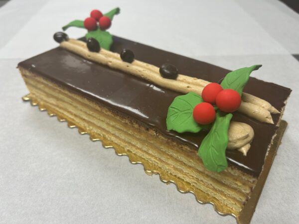 Christmas Opera Cake at Potomac Sweets