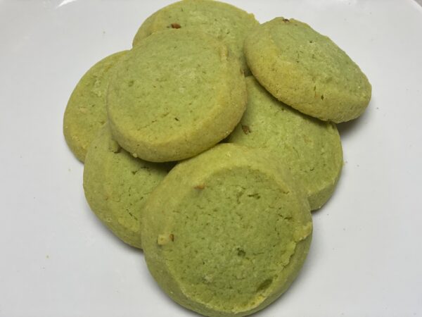 Pistachio shortbread cookies at Potomac Sweets